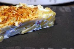 Gratin courgettes, lardons, pommes de terre au thermomix